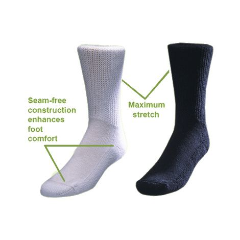 Medicool Black Diasox Diabetes Socks Large