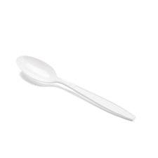 product image Disposable White Plastic Spoons