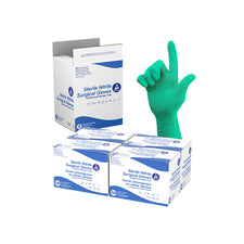 product image Sterile Nitrile Surgical Exam Gloves, Powder-Free