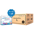 Absorbent Plus Overnight Large (4 Bags of 12 Counts)