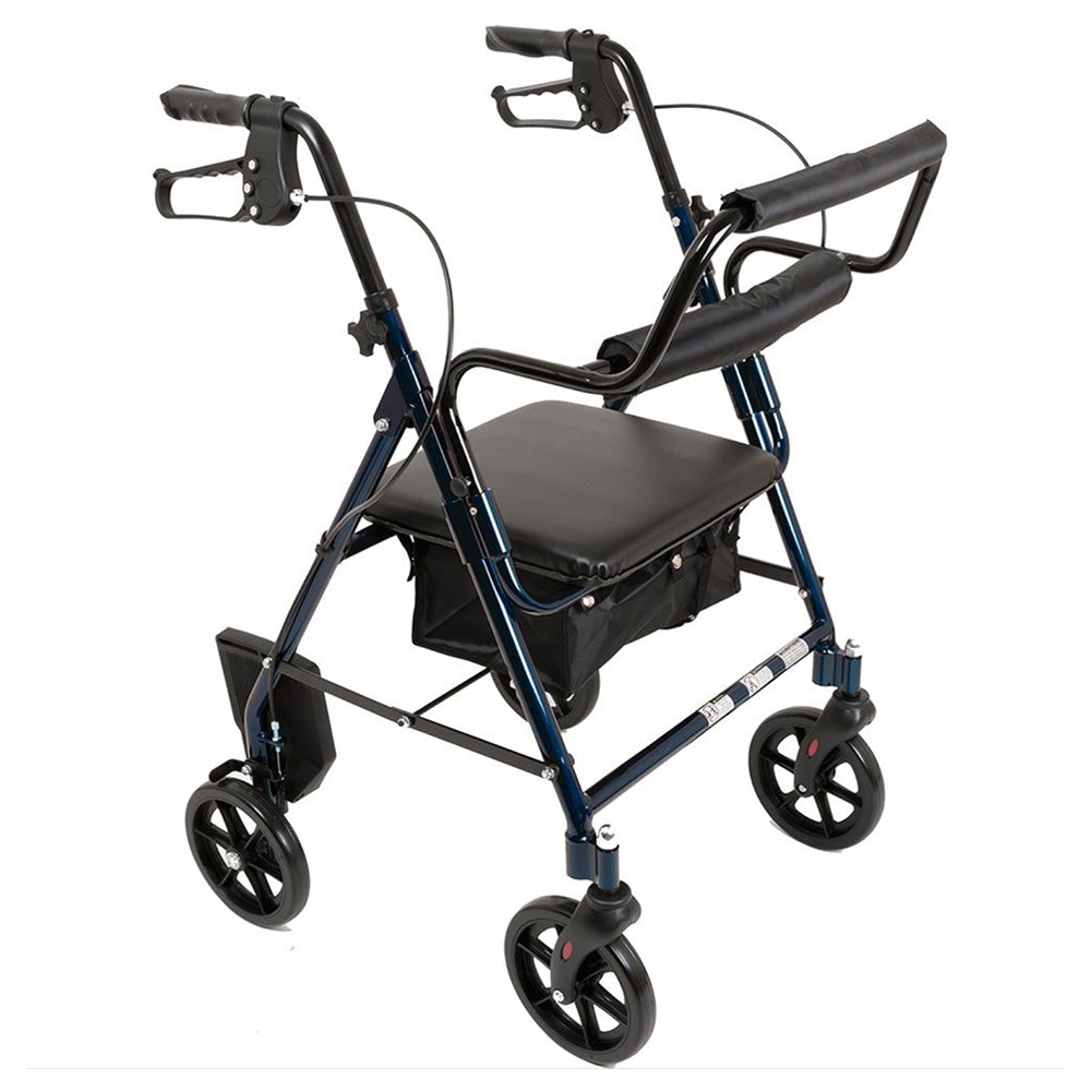 ProBasics Deluxe Aluminum Rollator with 8-inch Wheels