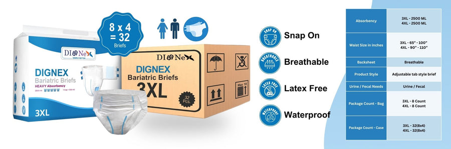 Dignex Bariatric Brief