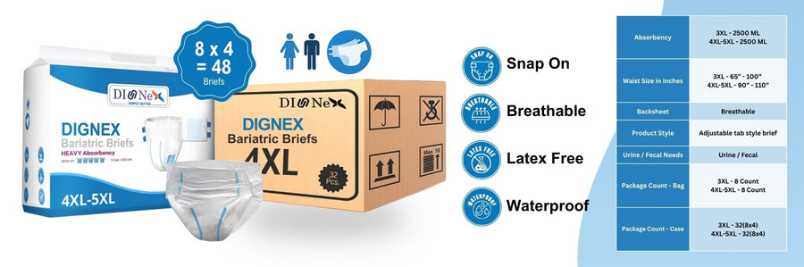 Dignex Bariatric Brief