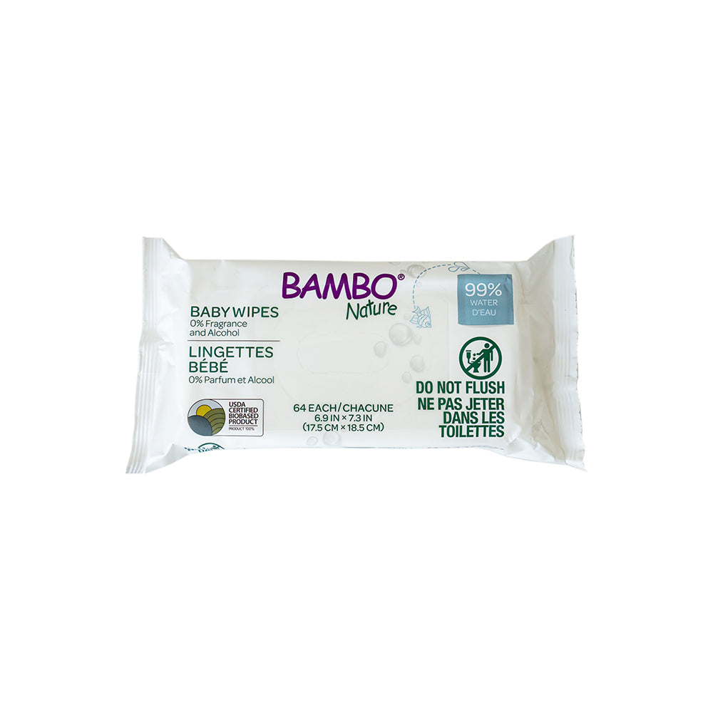 Bambo Nature Wet Wipes 99% Water