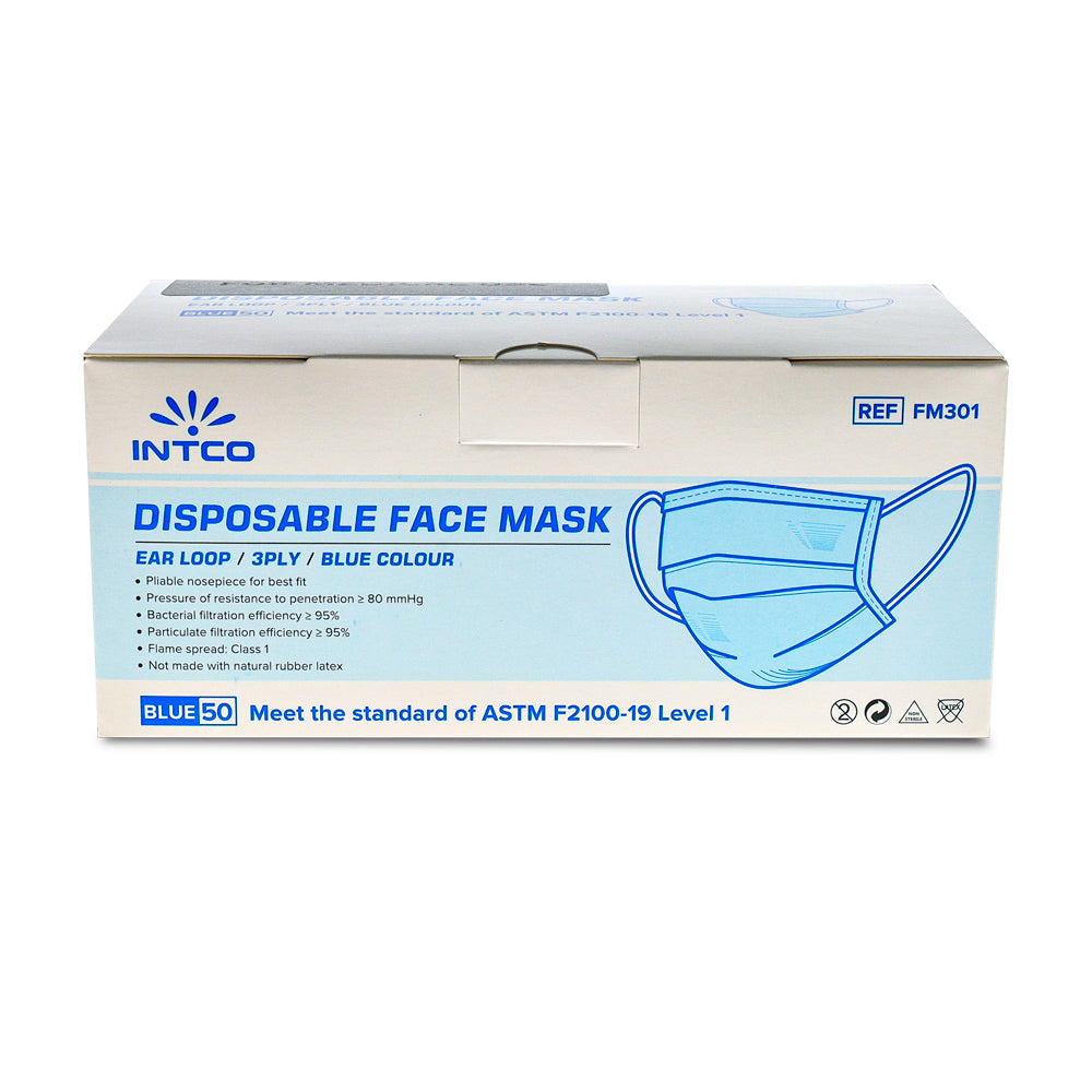 Disposable Face Mask - 50/Box