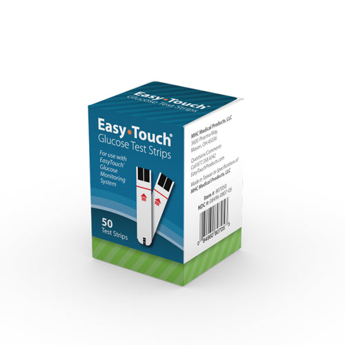 EasyTouch Glucose Test Strips - 50 Count